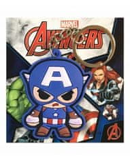 Hollywood 2D kľúčenka - Captain America - Marvel - 5,5 cm