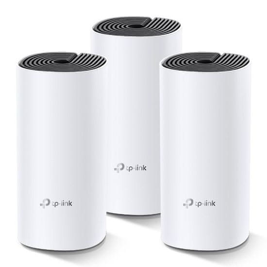 shumee Bezdrátový WiFi přístupový bod TP-LINK DECO M4 3-PACK (300 Mb/s – 802.11 b/g/n, 867 Mb/s – 802.11 a/n/ac)