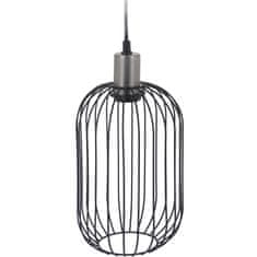 Home&Styling Závěsná černá kovová lampa LOFT, 31 cm