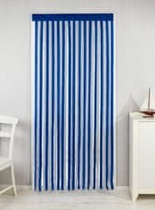 Maximex Závěs pro dveře pokoje, 90 x 200 cm, bílá a modrá
