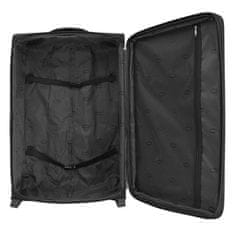 AVANCEA® Cestovní kufr GP8170 2W černý M 66x44x28 cm