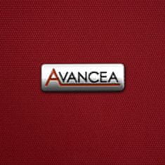 AVANCEA® Cestovní kufr GP7172 4W červený M 70x44x27 cm