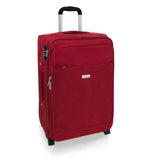 AVANCEA® Cestovní kufr GP7172 Red 2W červený M 66x44x28 cm