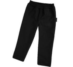 ROCKINO Dětské softshellové kalhoty vzor 8877 - černé, velikost 122