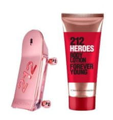 Carolina Herrera 212 Heroes Femme - EDP 50 ml + tělové mléko 100 ml