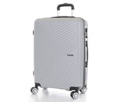 T-class® Cestovní kufr VT21111, stříbrná, L