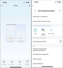 Moes Zigbee Tuya 2 okruhový spínač světla bez N Star Ring