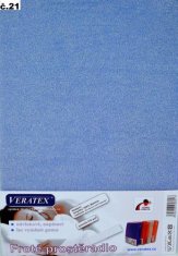 Veratex VERATEX Froté prostěradlo postýlka 60x120 cm (č.21-sv.modrá)