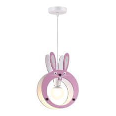 ACA ACA Lighting dětské závěsné svítidlo 1XE27 BUNNY MDF 24X10XH100CM FARMA ZM421P24