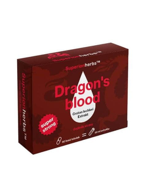 Superionherbs Dračí krev Dragons Blood Extrakt 60 kapslí