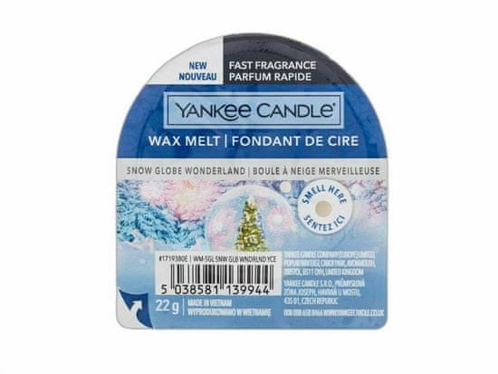 Yankee Candle 22g snow globe wonderland, vonný vosk