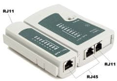 HADEX Cable Tester BS-468 Ethernet UTP,STP kabelů - RJ-45, RJ-11