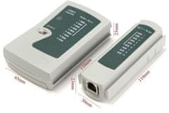HADEX Cable Tester BS-468 Ethernet UTP,STP kabelů - RJ-45, RJ-11