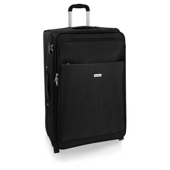 AVANCEA® Cestovní kufr GP7172 2W černý L 75x48x32 cm