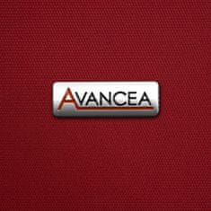 AVANCEA® Cestovní kufr GP8170 Red 2W červený S 54x38x25 cm