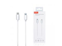 Bomba USB kabel Type-C - iPhone lightning 18W rychlonabíjecí 1M Barva: Bílá