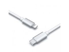 Bomba USB kabel Type-C - iPhone lightning 18W rychlonabíjecí 1M Barva: Bílá