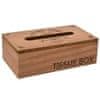 Box na papírové kapesníky dřevo 25x14x8 cm hnědý