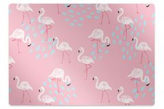 Kobercomat.cz Podložka pod kolečkovou židli Flamingos 120x90 cm 15 cm