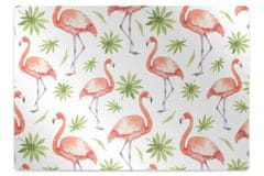 Kobercomat.cz Podložka pod kolečkovou židli Flamingos 100x70 cm 2 cm