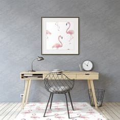 Kobercomat.cz Podložka pod kolečkovou židli Flamingos 100x70 cm 2 cm