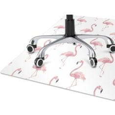 Kobercomat.cz Podložka pod kolečkovou židli Flamingos 100x70 cm 2 cm