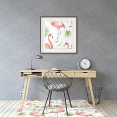 Kobercomat.cz Podložka pod kolečkovou židli Flamingos 100x70 cm 2 cm