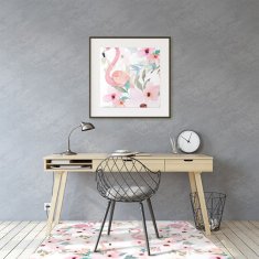 Kobercomat.cz Podložka pod kolečkovou židli Flamingos 100x70 cm 2 cm