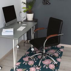 Kobercomat.cz Podložka pod kancelářskou židli růžové květy 120x90 cm 15 cm