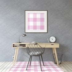 Kobercomat.cz Podložka pod kancelářskou židli pink mřížka 100x70 cm 2 cm