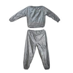 Master sauna oblek stříbrný - velikost XL