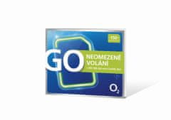 O2 Předplacená SIM karta O2 s kreditem 150 Kč, neomezené volání + 300 MB za 25 Kč/den