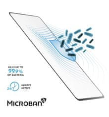 CellularLine Antimikrobiální ochranné tvrzené sklo Cellularline Antibiom pro Samsung Galaxy A51, černé