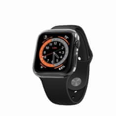 FIXED Ochranné pouzdro FIXED Pure s temperovaným sklem pro Apple Watch 44mm, čiré