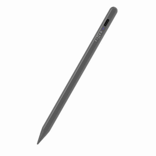 FIXED Aktivní stylus FIXED Graphite Uni s magnety pro kapacitní dotykové displeje, šedý