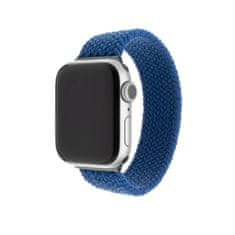 FIXED Elastický nylonový řemínek FIXED Nylon Strap pro Apple Watch 42/44/45/49mm, velikost XL, modrý