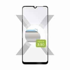 FIXED Ochranné tvrzené sklo FIXED Full-Cover pro Samsung Galaxy A12, lepení přes celý displej, černé