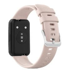 FIXED Silikonový řemínek FIXED Silicone Strap pro Huawei Band 7, růžový