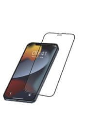 CellularLine Ochranné tvrzené sklo pro celý displej Cellularline CAPSULE pro Apple iPhone 13 Pro Max, černé