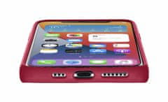 CellularLine Ochranný silikonový kryt Cellularline Sensation pro Apple iPhone 12 mini, červený