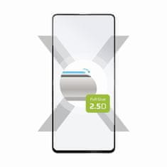 FIXED Ochranné tvrzené sklo FIXED Full-Cover pro Samsung Galaxy A52/A52 5G/A52s 5G, lepení přes celý displej, černé