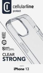 CellularLine Zadní čirý kryt s ochranným rámečkem Cellularline Clear Duo pro Apple iPhone 13