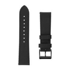 FIXED Kožený řemínek FIXED Leather Strap s Quick Release 20mm pro smartwatch, černý