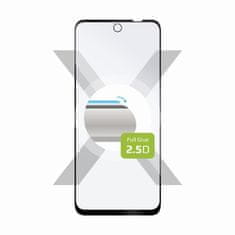 FIXED Ochranné tvrzené sklo FIXED Full-Cover pro Motorola Moto G62 5G, lepení přes celý displej, černé