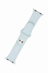 FIXED Set silikonových řemínků FIXED Silicone Strap pro Apple Watch 42/44/45/49mm, světle tyrkysový