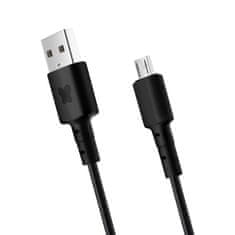 Nezarazeno Datový a nabíjecí kabel BonBon s konektory USB/micro USB, 1 metr, černý