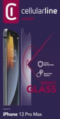 CellularLine Ochranné tvrzené sklo Cellularline Second Glass Ultra pro Apple iPhone 13 Pro Max