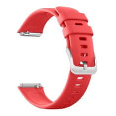 FIXED Silikonový řemínek FIXED Silicone Strap pro Huawei Band 7, červený