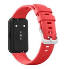 FIXED Silikonový řemínek FIXED Silicone Strap pro Huawei Band 7, červený