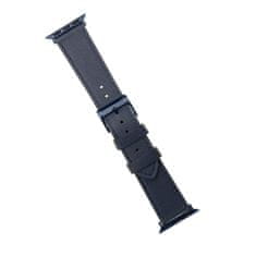FIXED Kožený řemínek FIXED Leather Strap pro Apple Watch 42/44/45/49mm, modrý